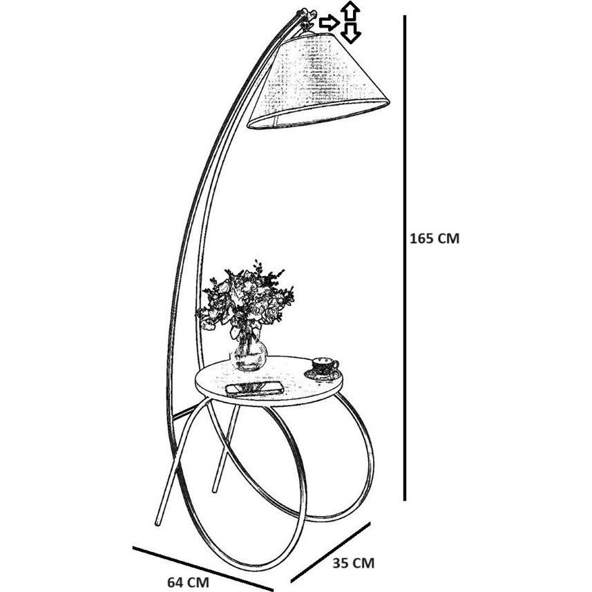 Thumbnail - Opviq, Stehlampe, Güler (E27)