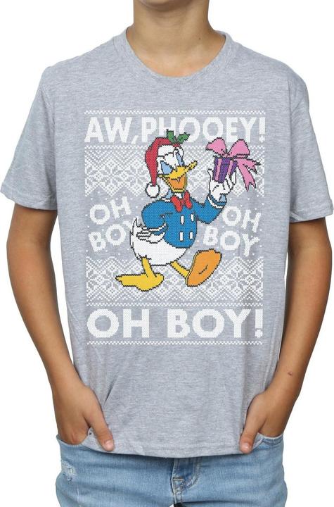 Produktbild Disney Donald Duck Christmas Fair Isle TShirt Jungen (128)
