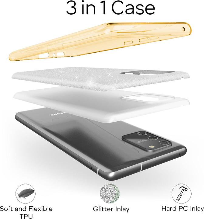 Produktbild Nalia Glitzer Hülle (Samsung Galaxy S10 Lite)