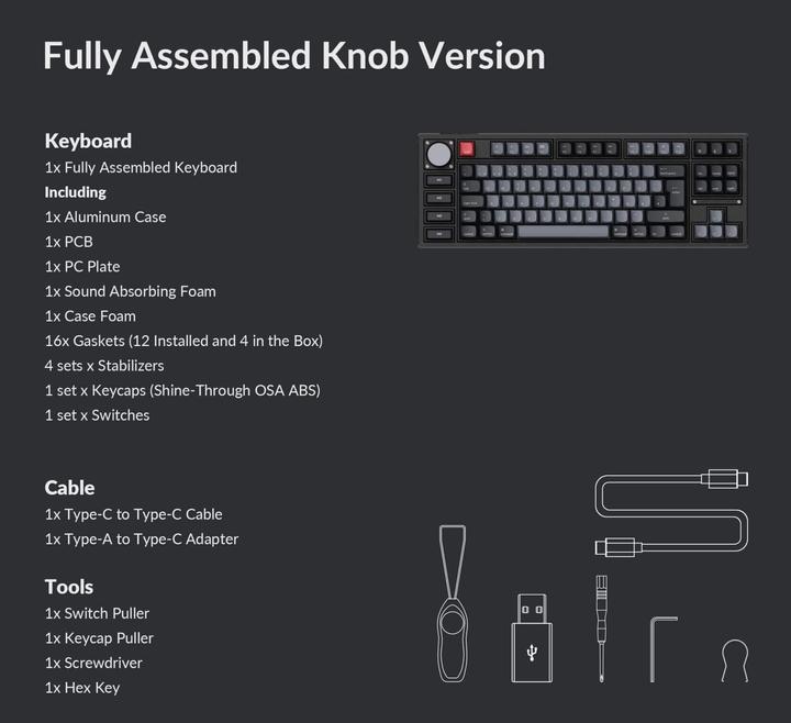 Actual product image Keychron Q3 Pro SE (CH, Cable, Wireless)