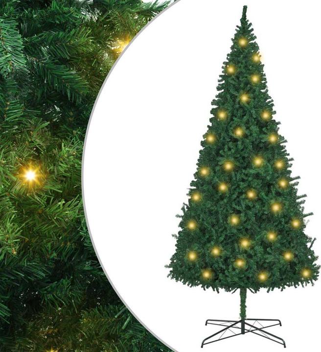Produktbild vidaXL Künstlicher vorbeleuchteter Weihnachtsbaum 400 cm Grün (400 cm)