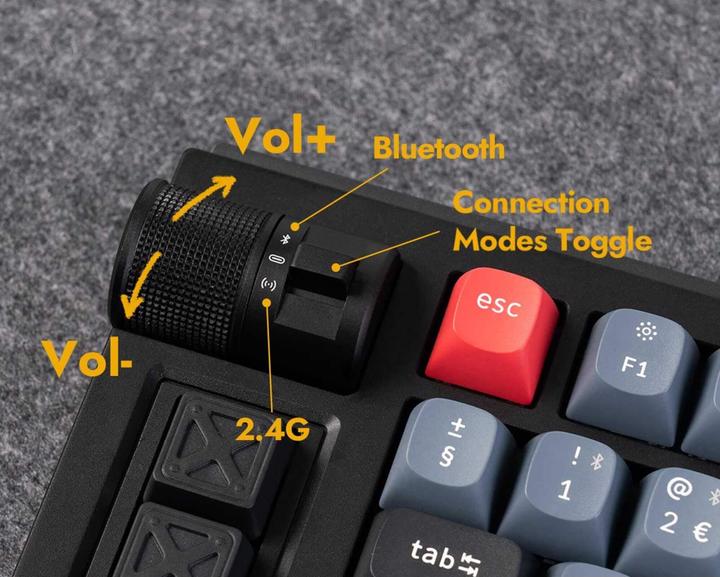 Image du produit Keychron Lemokey L1 (CH, Filaire, Sans fil)