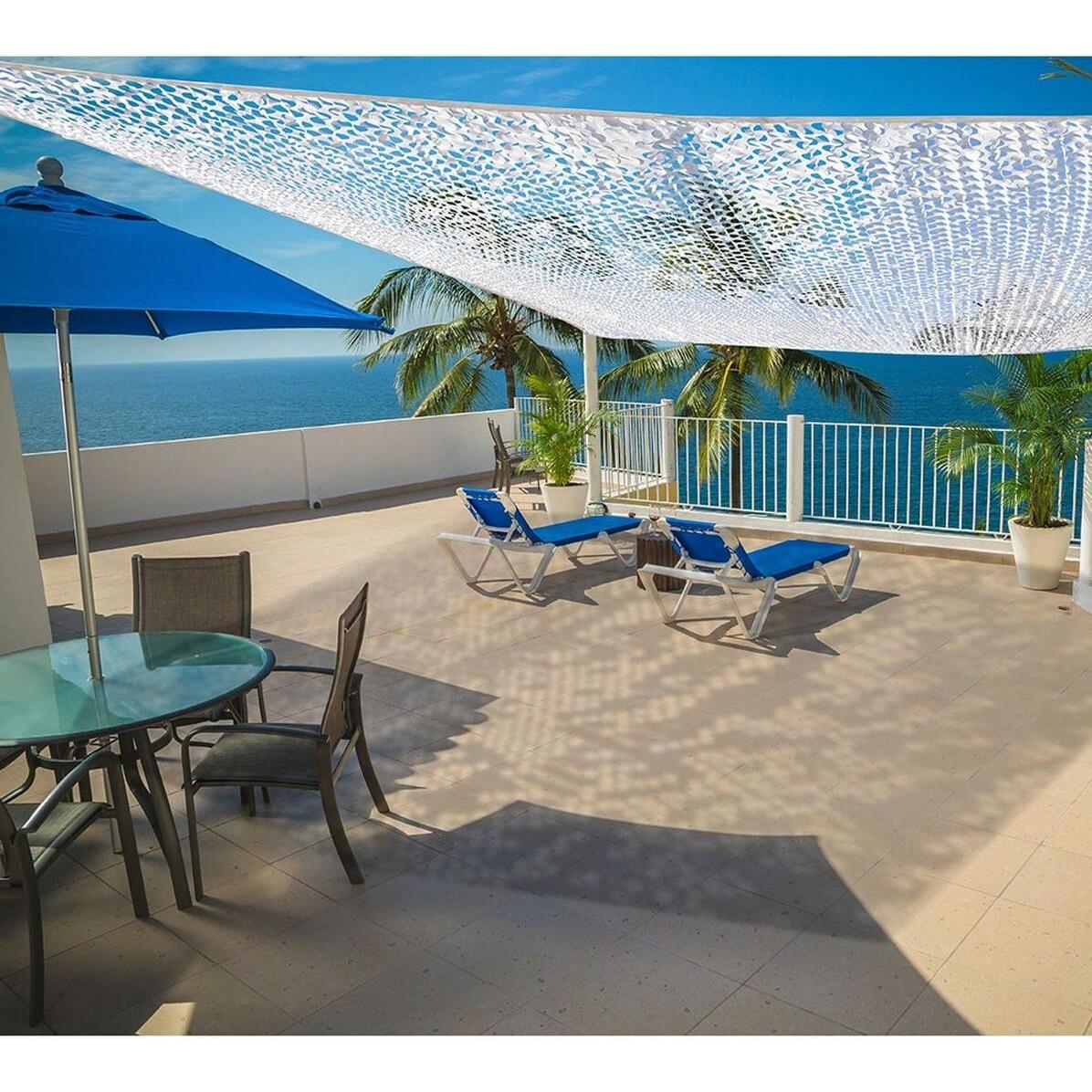 Faura, Tendalino, Reversible camouflage awning white 3 x 4 m (400 x 300 cm)