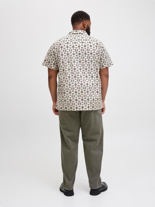 Actual product image Jack & Jones Jprblukevin Print Resort S/S Shirt Pls (4XL)