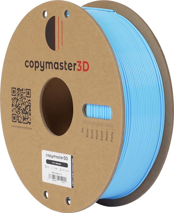 Productafbeelding Copymaster3D PLA Filament for 3D Printer, 1.75 mm, Light Blue (PLA, 1.75 mm, 1000 g, Blauw)