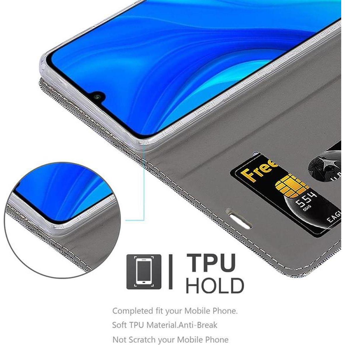 Thumbnail - Cadorabo Jeans Optik (Huawei P Smart (2020)), Smartphone Hülle, Grau, Braun