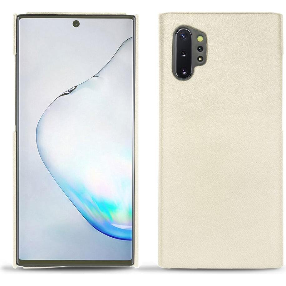Noreve Lederschutzhülle (Samsung Galaxy Note 10+), Smartphone Hülle, Weiss