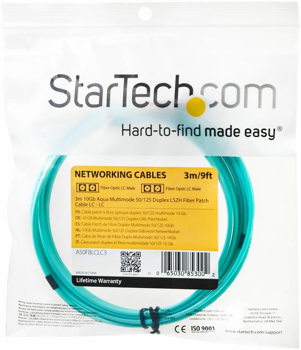 Produktbild StarTech 3m Lc To Lc Fiber Patch Cable (3 m)