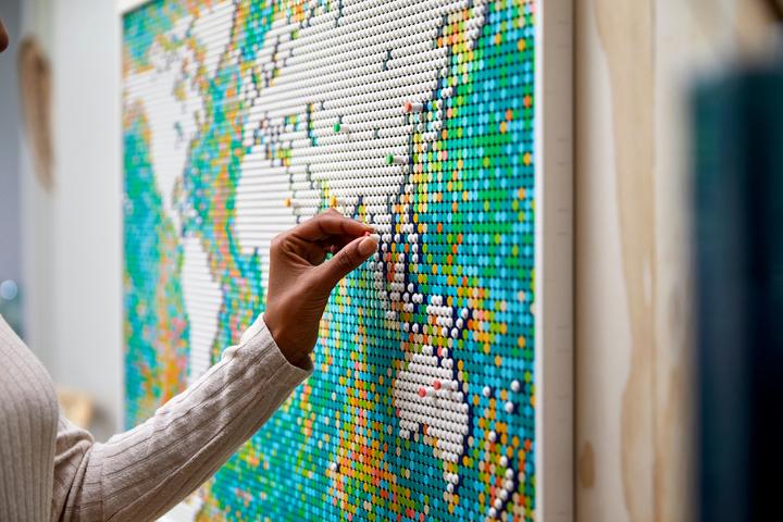 Image du produit LEGO Carte du monde (31203, LEGO Art, LEGO difficiles à trouver)