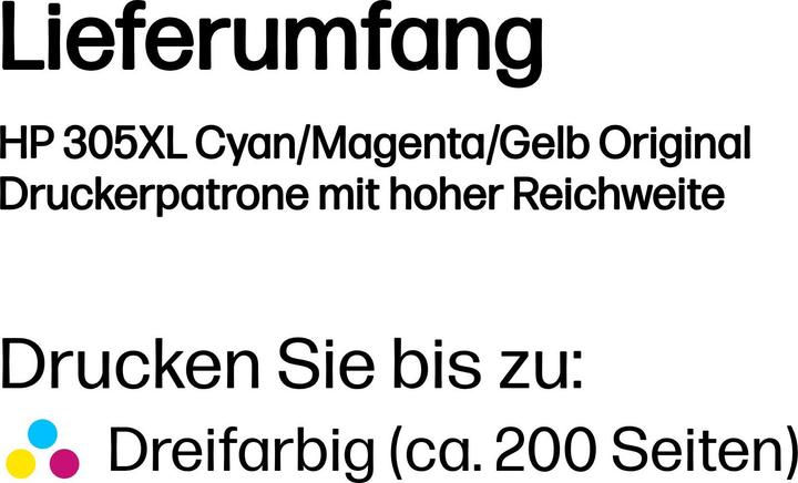 Produktbild HP 305XL (C, M, Y)