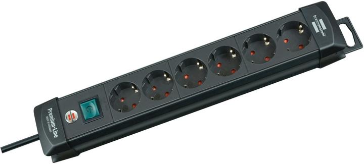 Produktbild Brennenstuhl Premium-Line Socket Outlet 6-pin Black 3m (6 x, 3 m)