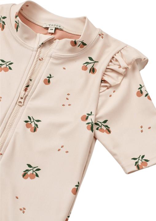 Actual product image Liewood Amel Printed Swim Jumpsuit - Peach / Sea shell (74)