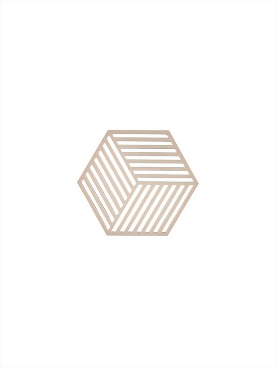 Immagine prodotto Zone Denmark Sottobicchiere Hexagon Beige (1 x, Pan coaster)