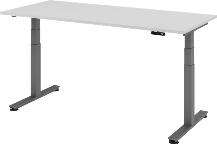 Produktbild Hammerbacher Sitz-Steh-Schreibtisch el.180x80cm Grau