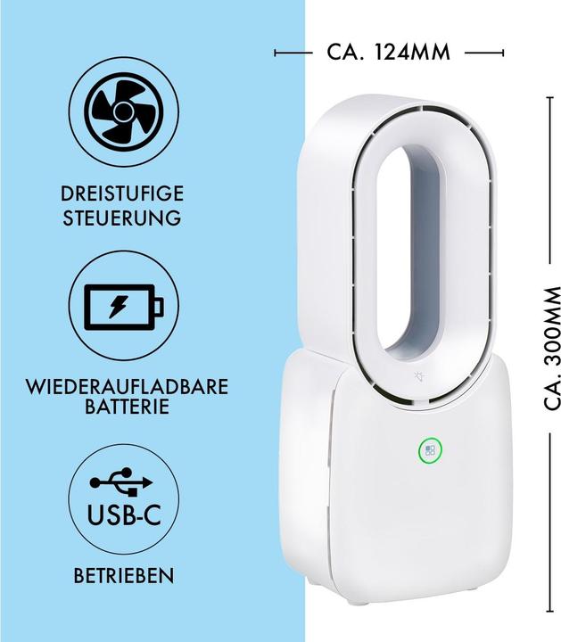 Immagine prodotto Lifetime Air Lüftertisch ohne Schaufeln USB