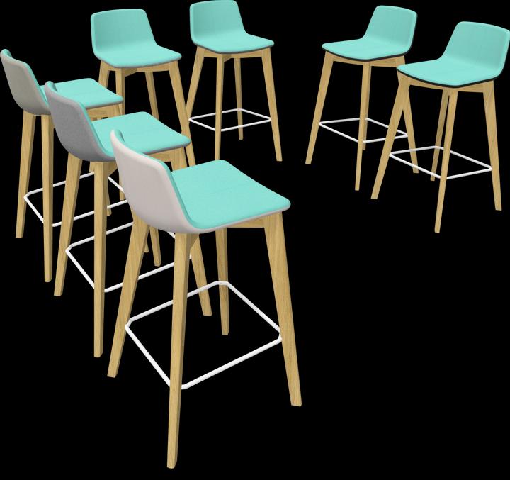 Immagine prodotto Narbutas Sgabello da bar Twist & Sit