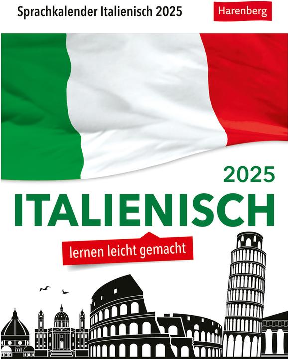 Produktbild Harenberg Stillo:Italienisch Sprachkalender 2025 (12.5 x 16 cm)