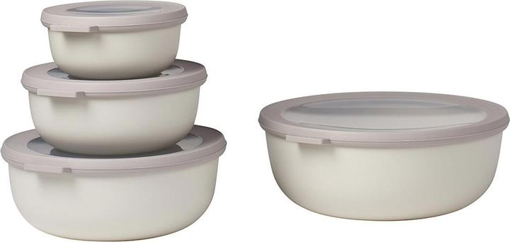 Immagine prodotto Mepal Set di 4 ciotole basse Cirqula - Nero nordico (233104) (2.25 l)