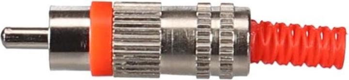 Image du produit Velleman Male Rca Plug Nickel Red