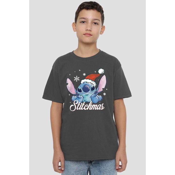 Produktbild Lilo & Stitch A Stitchmas Christmas TShirt (152, 158)