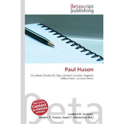 Thumbnail - Paul Huson, Fachbücher von Lambert M. Surhone, Miriam T. Timpledon, Susan F. Marseken