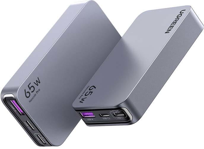 Actual product image Ugreen Nexode Pro (65 W, 3 ports)