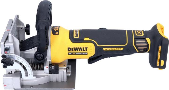 Actual product image DeWalt DCW 682 M1T Cordless flat dowel cutter 18 V 102 x 20 mm Brushless + 1x battery 4.0 Ah + charger +