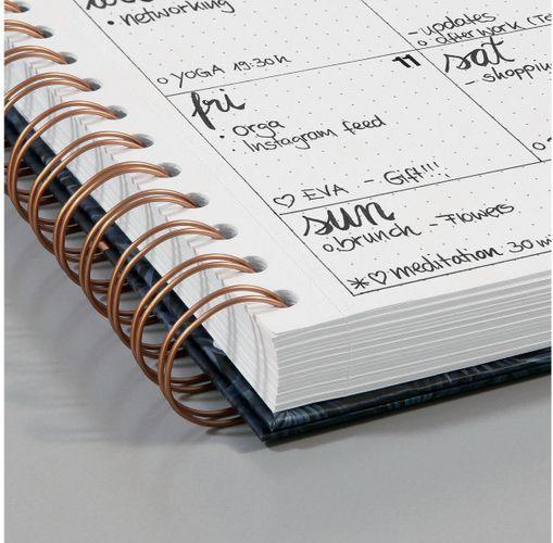 Produktbild Sigel Spiral-Notizbuch Jolie (168 x 215 mm, Kariert, Harter Einband)