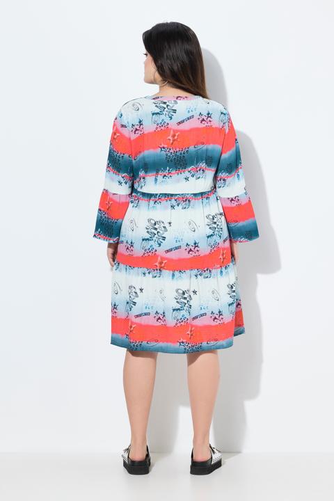 Produktbild Angel of Style Musselin-Kleid, Streifenmuster, Volants (44)