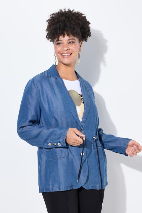 Produktbild Miamoda Blazer, A-Linie, Lyocell, Taillen-Tunnelzug (58)
