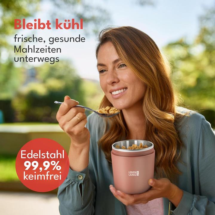 Actual product image Lebenlang Müslibecher To Go mit Löffel