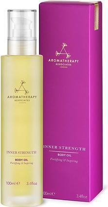 Actual product image Aromatherapy Associates Inner Strength Body Oil 100ml Enriched with Jojoba and Peach Kernel Oils (Body oil, 100 ml)