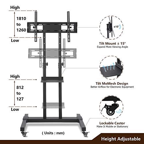 Actual product image River Systems Universal TV Stand (75", 50 kg)