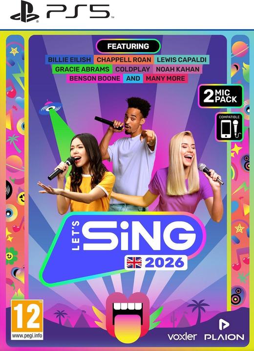 Actual product image Plaion Let's Sing 2026 International Version (+ 2 Mics) (PS5, EN)