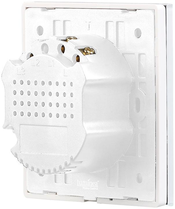 Actual product image Luminea Touch double light button, Amazon Alexa & Google Assistant compatible