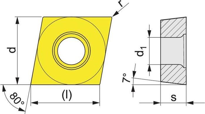 Image du produit Tecwerk Wendeschneidplatte