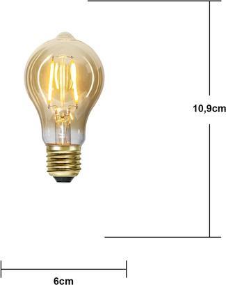 Energy Label Star Trading LED bulb E27 TA60 Plain Amber (E27, 80 lm, 1x)