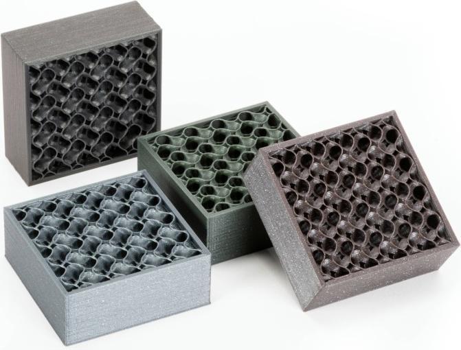 Produktbild Prusa Prusament PLA Recycled 2kg (PLA, 1.75 mm, 2000 g, Grün, Grau, Schwarz)