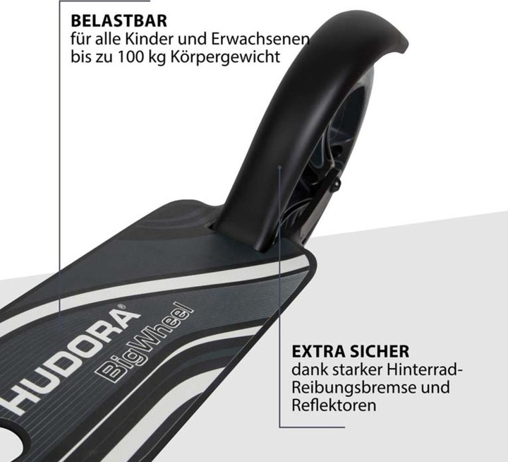 Productafbeelding Hudora Wielstap 205 - Zwart