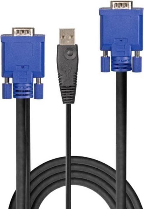 Productafbeelding Lindy Gecombineerde KVM en USB Kabel 3m VGA KVM Combo Kabel met USB