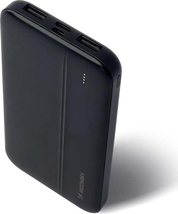Actual product image Wozinsky powerbank Li-Po 10000mAh 2 x USB black (WPBBK1) (10000 mAh)