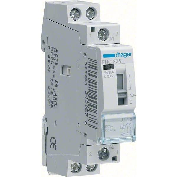 Thumbnail - Hager HAG ERD418 Installationsrelais 16A, 2S+2Ã, 24V, Elektronikzubehör + Gehäuse