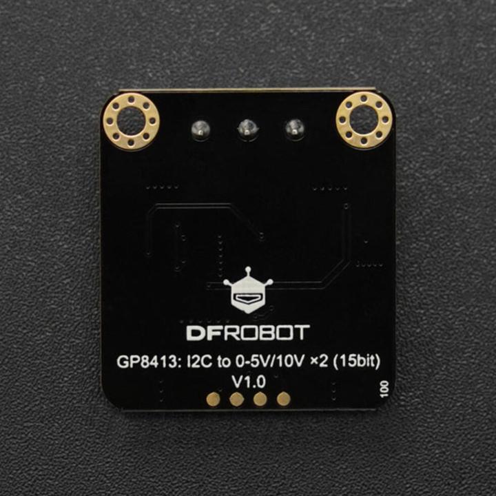 Actual product image DFRobot Gravity GP8413 2-channel I2C to 0-5V/10V DAC module