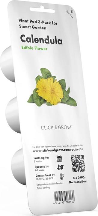 Image du produit Click and Grow Cliquez sur l'image pour l'agrandir. Smart Addition Souci 3 pcs.