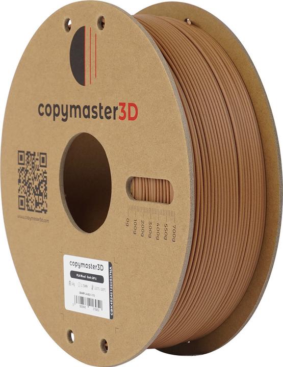 Produktbild Copymaster3D PLA Wood Filament for 3D Printer, 1.75 mm, Dark Wood (PLA, 1.75 mm)