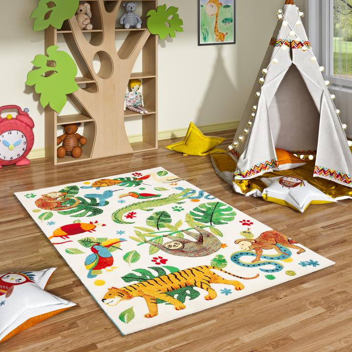 Produktbild Pergamon Kinder Teppich Maui Kids Urwald (120 x 170 cm)