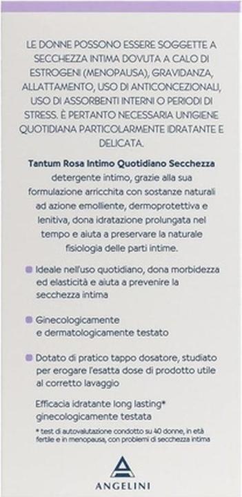 Immagine prodotto Rosa Secchezza Detergente Intimo 200ml (200 ml, Lozione per il lavaggio intimo)