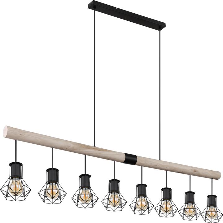 Productafbeelding Globo HANGLAMP METAAL ZWART, 8XE27 (E27)