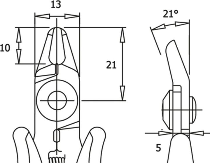 Produktbild Wetec Shear 5000-SD, ESD-Griffe (138 mm)