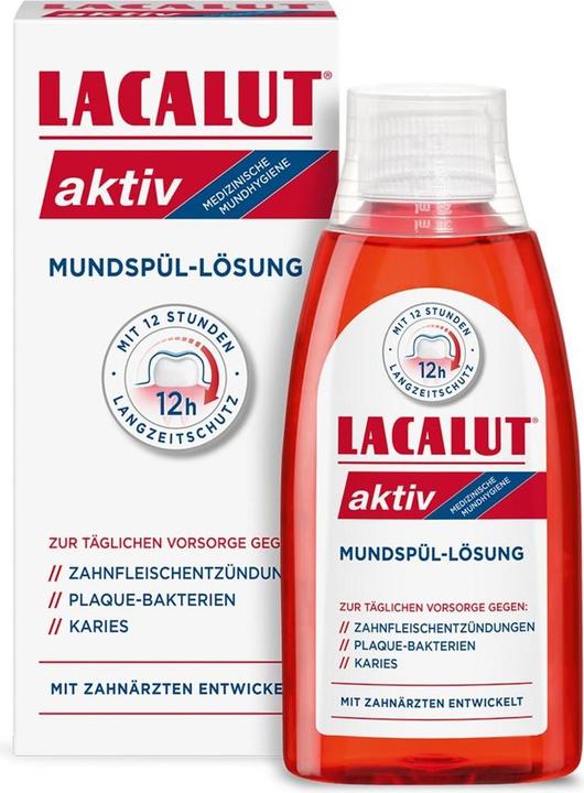 Immagine prodotto Dr. Theiss Lacalut collutorio attivo, soluzione da 300 ml (300 ml, Collutorio)